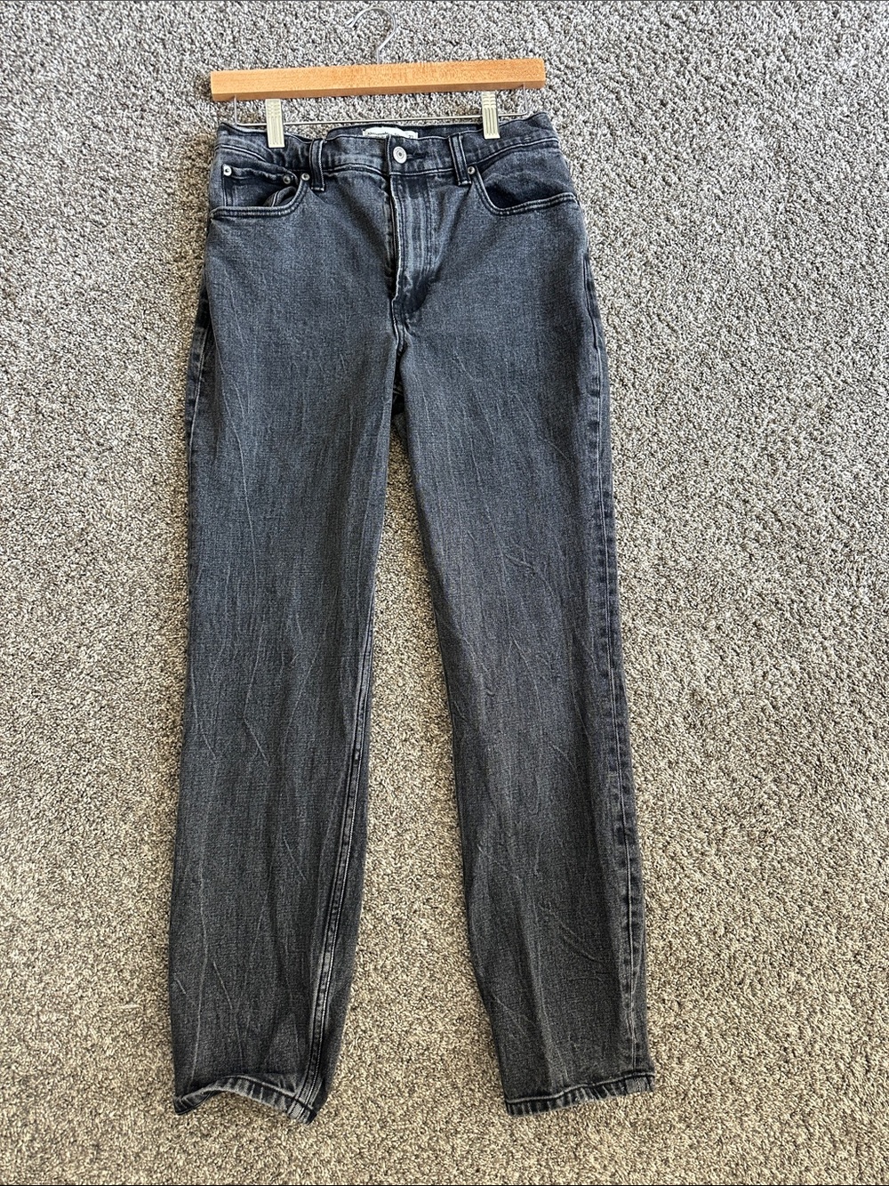 The mom high rise- Black Jeans